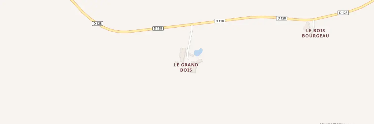 Plan du 1 Le Grand Bois à Denazé