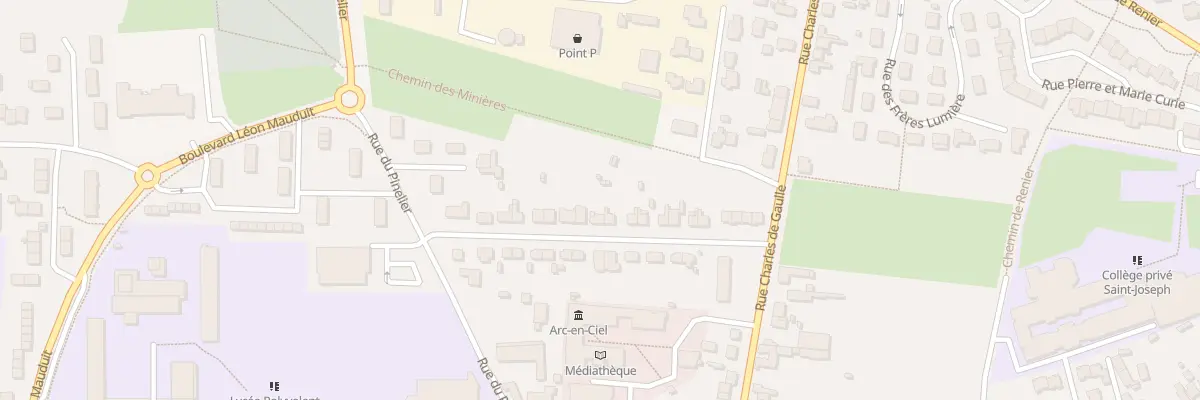 Plan du 24 Rue des Minières à Segré-en-Anjou Bleu