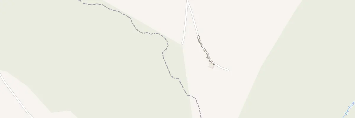 Plan du 636 Che du Bignaou à Bégaar