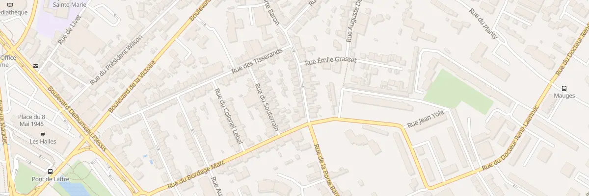 Plan du 70 Rue Porte Baron à Cholet