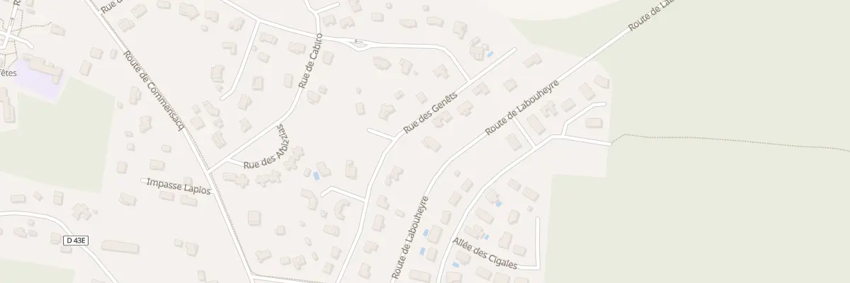 Plan du 301 Rue des Genêts à Liposthey