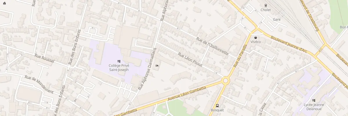 Plan du 31 Rue Léon Pissot à Cholet