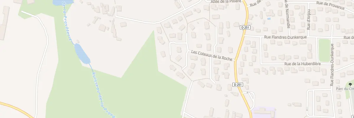 Plan du 14 Les Coteaux de la Roche à Ahuillé
