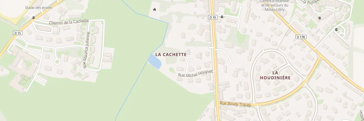 Plan du 12 Rue Michel Houyvet au Molay-Littry
