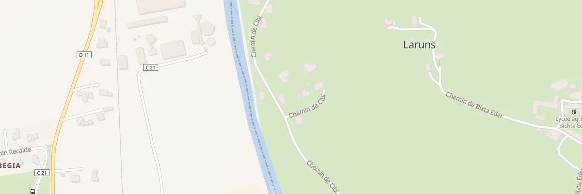Plan du 5038 Laruns à Berrogain-Laruns