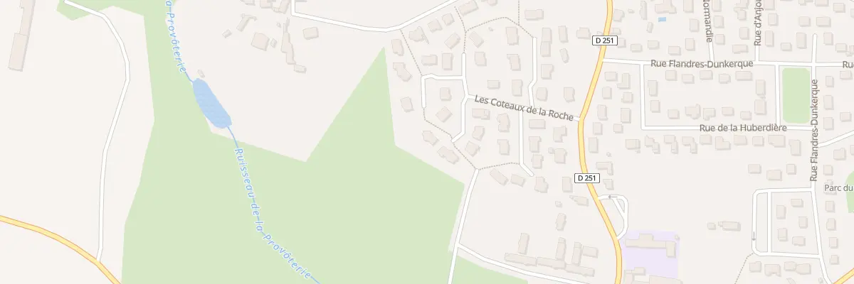 Plan du 13 Les Coteaux de la Roche à Ahuillé