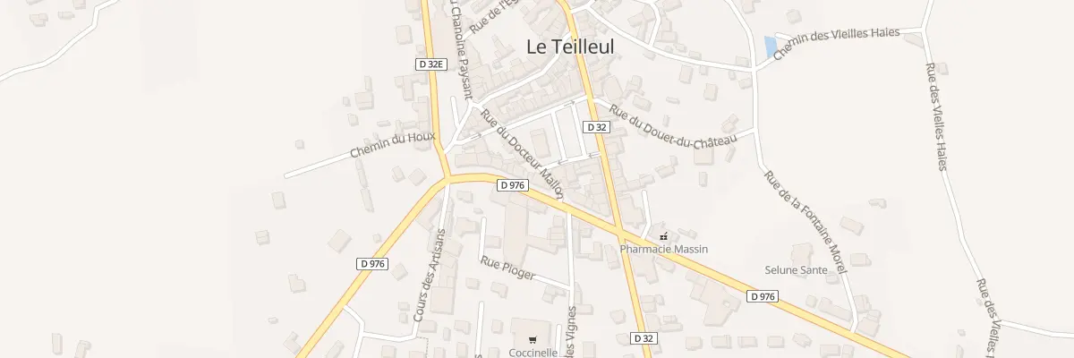 Plan du 3 Rue du Dr Mallon - Le Teilleul au Teilleul