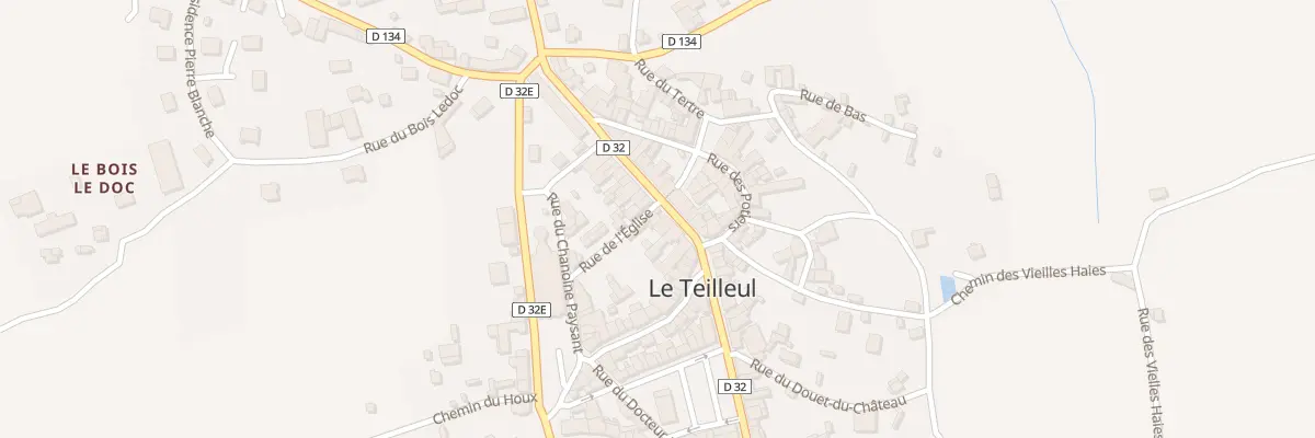 Plan du 9009 Grande Rue - Le Teilleul au Teilleul
