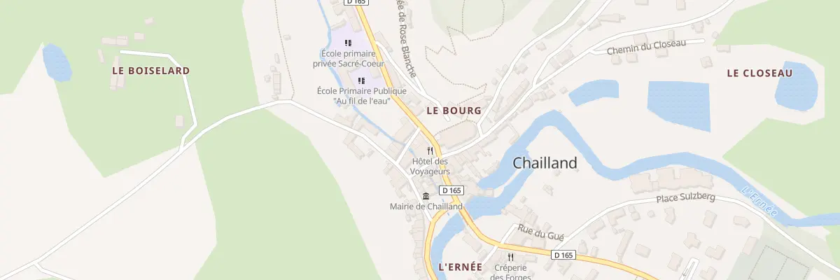 Plan du 11 Rue de Saint Hilaire à Chailland