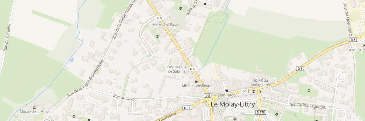 Plan du 23 Rue de la Gare au Molay-Littry
