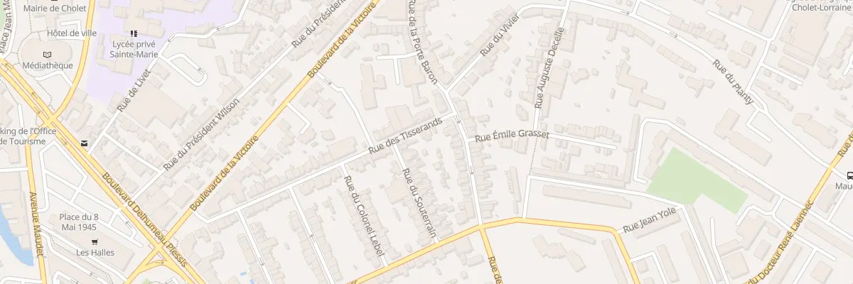 Plan du 56 Rue des Tisserands à Cholet