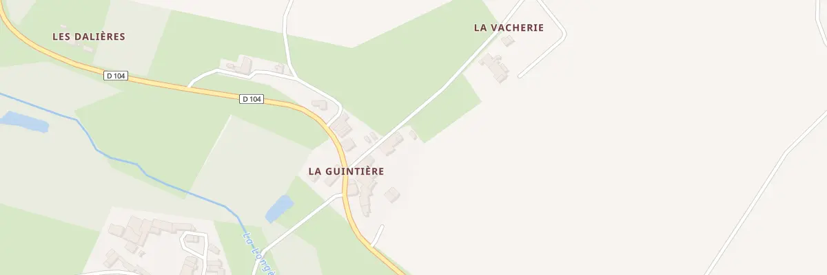 Plan du 20 La Guintière à Sérigné