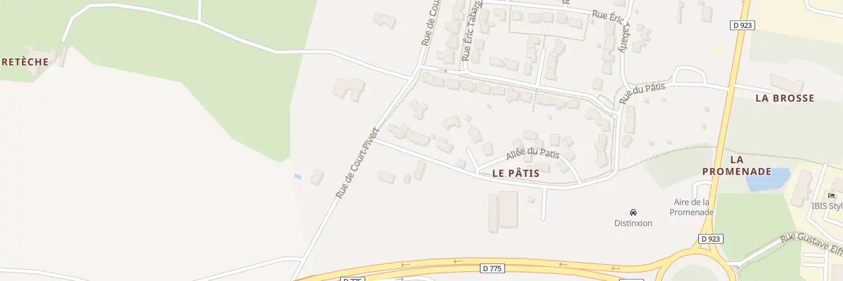 Plan du 1 Rue du Pâtis à Segré-en-Anjou Bleu