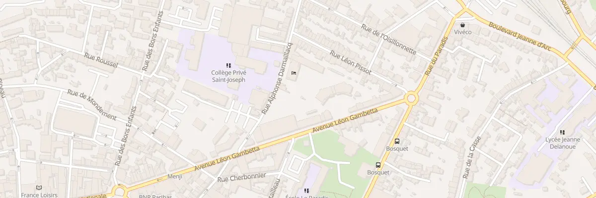 Plan du 15 Rue Léon Pissot à Cholet