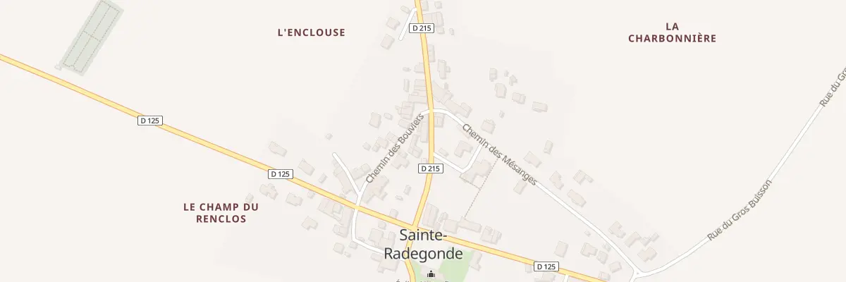 Plan du 9 Rue de Saint Thomas à Sainte-Radegonde