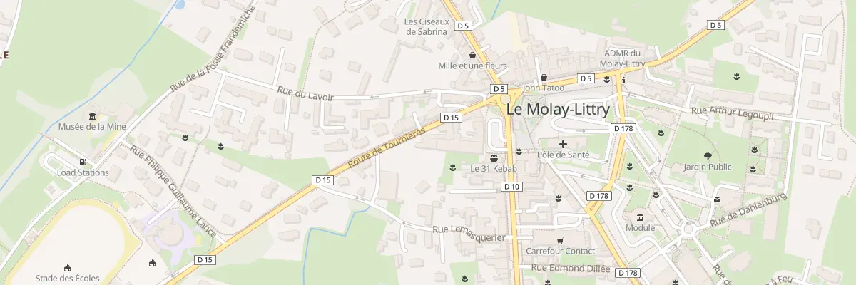Plan du 3 Rte de Tournières au Molay-Littry