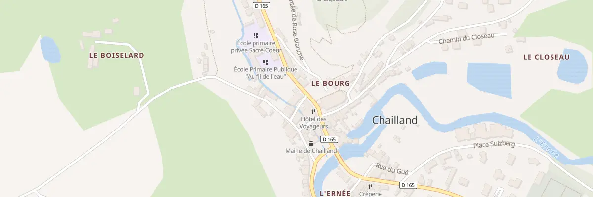 Plan du 13 Rue de Saint Hilaire à Chailland