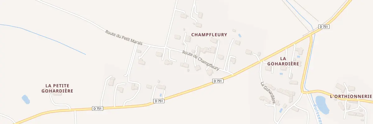 Plan du 131 Rte de Champfleury à Mauges-sur-Loire