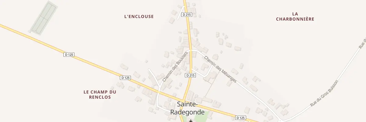 Plan du 13 Rue de Saint Thomas à Sainte-Radegonde