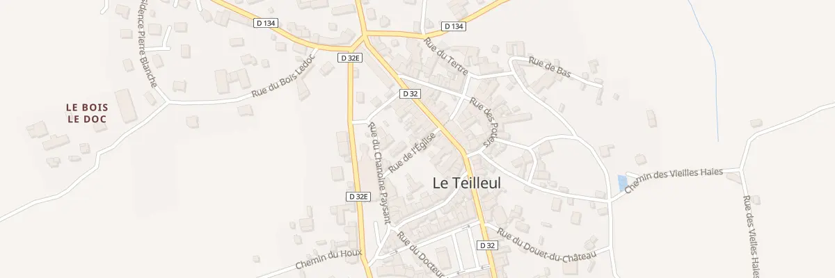Plan du 7 Rue de l’Eglise au Teilleul
