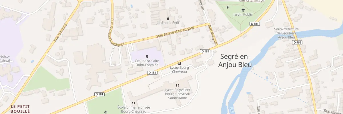 Plan du 24 Rue du 8 Mai 1945 Segre à Segré-en-Anjou Bleu