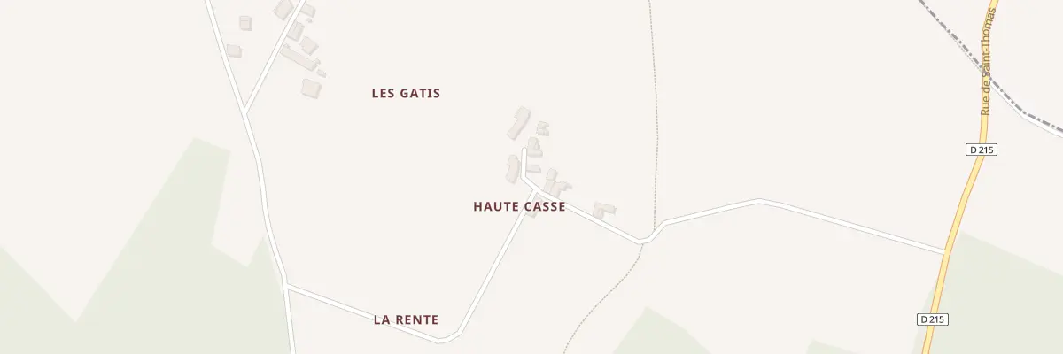 Plan du 10 Rue de la Haute Casse à Sainte-Radegonde
