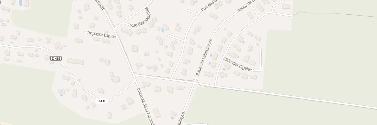 Plan du 443 Rue des Genêts à Liposthey