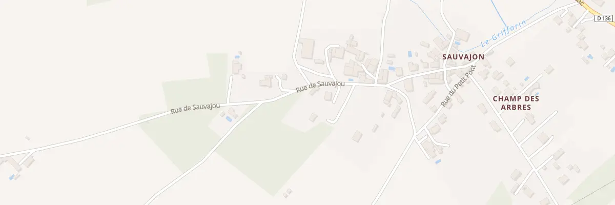 Plan du 17 Rue de Sauvajou à Saint-Romain-de-Benet
