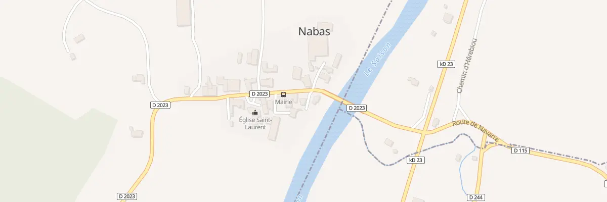 Plan du 12 Che du Presbytère à Nabas