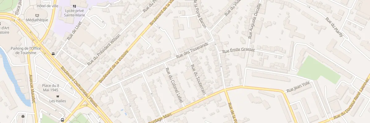 Plan du 50 Rue des Tisserands à Cholet