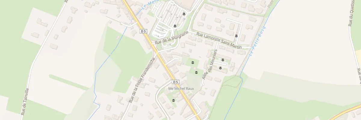 Plan du 24 Rue de la Gare au Molay-Littry