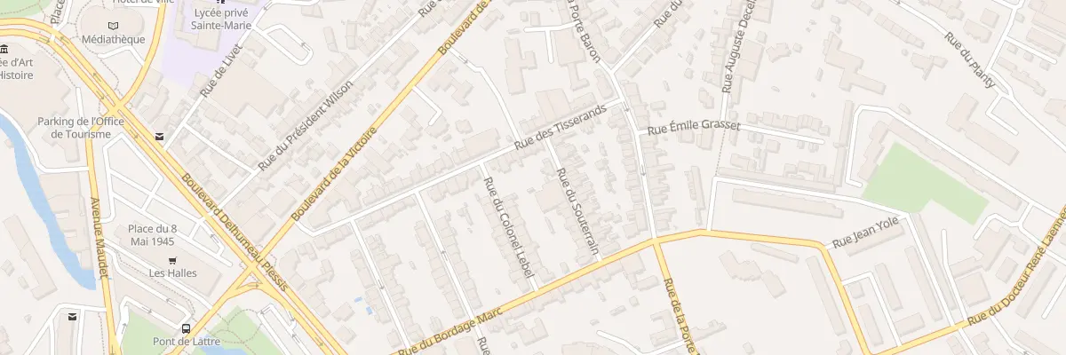 Plan du 46 Rue des Tisserands à Cholet