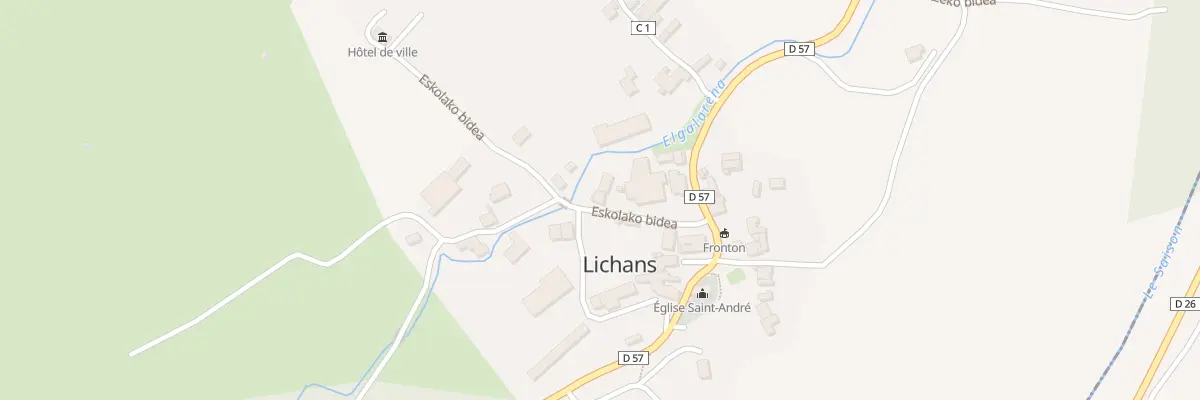 Plan du 5279 Herria à Lichans-Sunhar