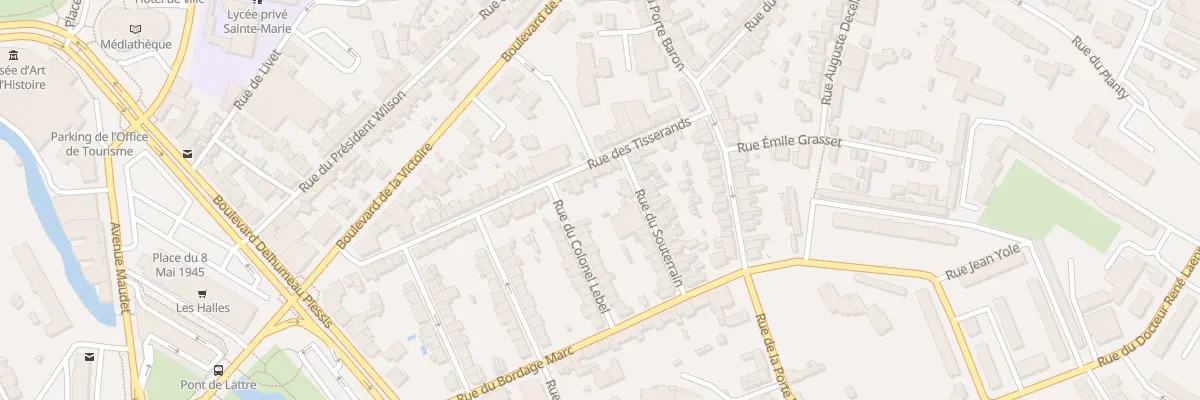 Plan du 44 Rue des Tisserands à Cholet