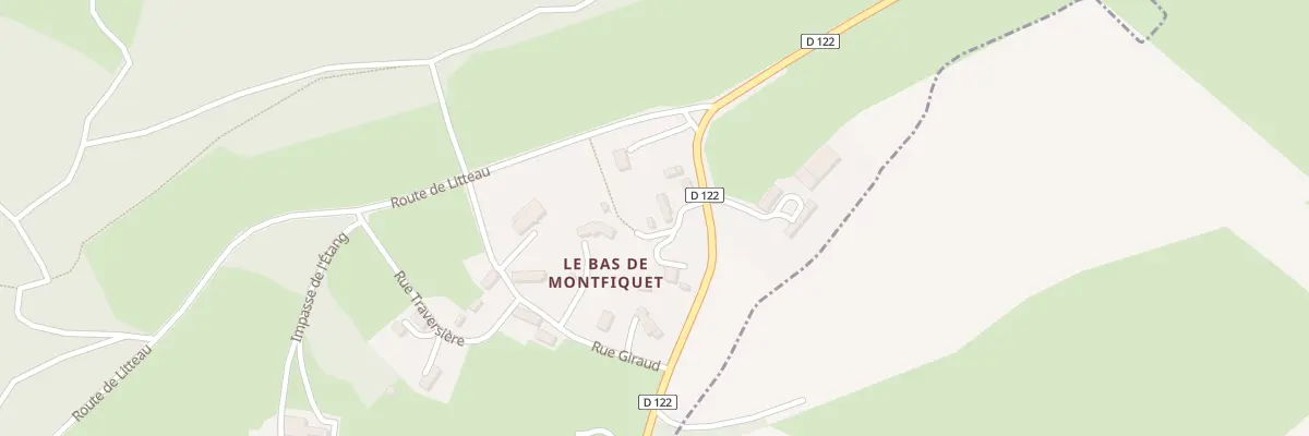 Plan du 5032 Le Bas de Montfiquet à Montfiquet