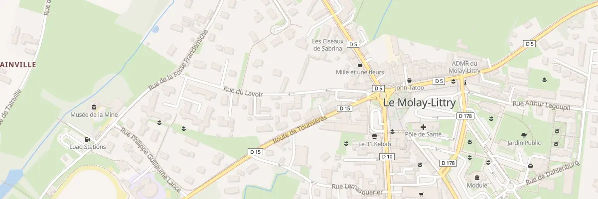 Plan du 1 Rue du Lavoir au Molay-Littry