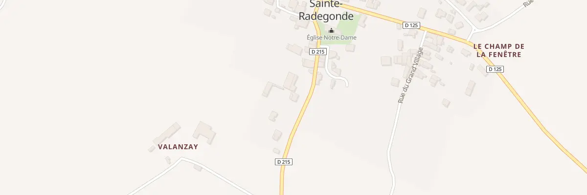 Plan du 20 Rue des Falaises à Sainte-Radegonde