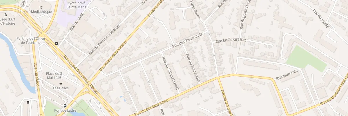 Plan du 42 Rue des Tisserands à Cholet