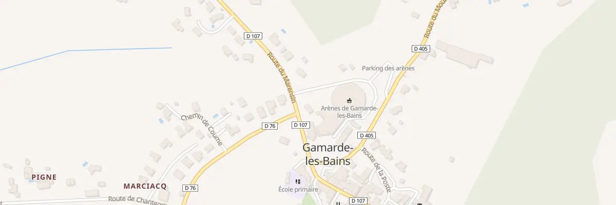 Plan du 118 Rte du Marensin à Gamarde-les-Bains