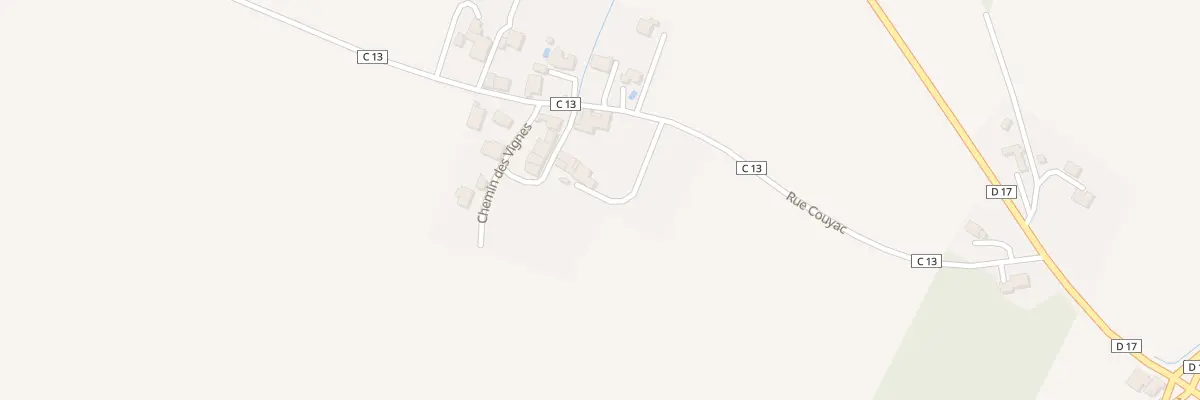 Plan du 33 Rue de Couyac à Corme-Écluse