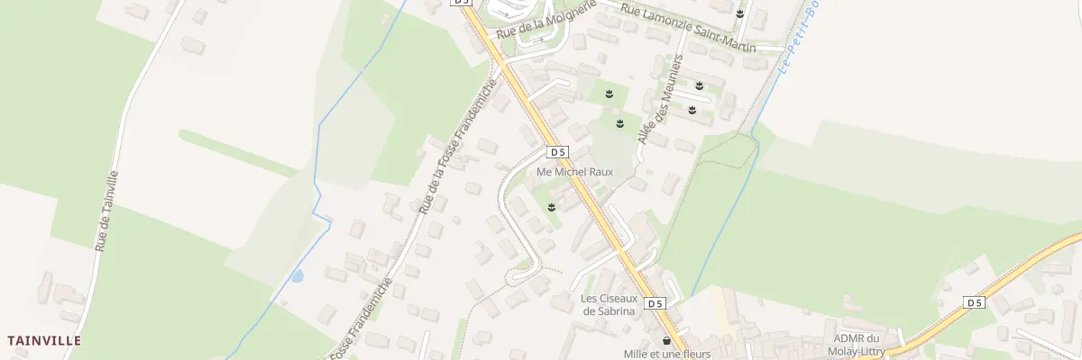 Plan du 29 Rue de la Gare au Molay-Littry