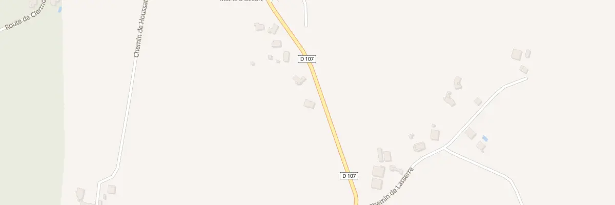 Plan du 290 Av des Pyrénées à Ozourt