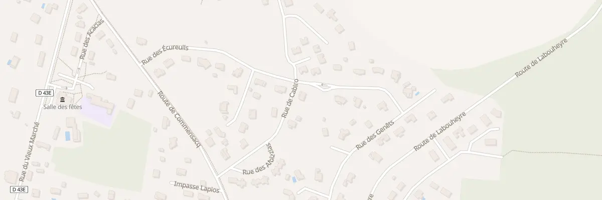 Plan du 20 Rue des Genêts à Liposthey