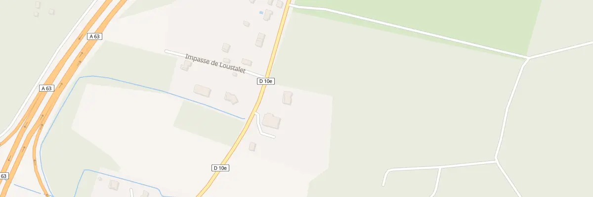 Plan du 442 Rte du Muret à Liposthey
