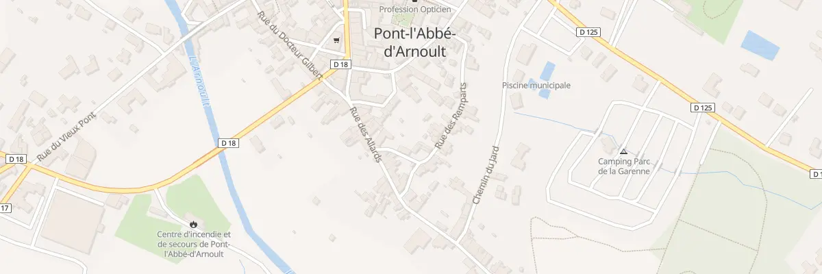 Plan du 15 Rue des Allards à Pont-l’Abbé-d’Arnoult