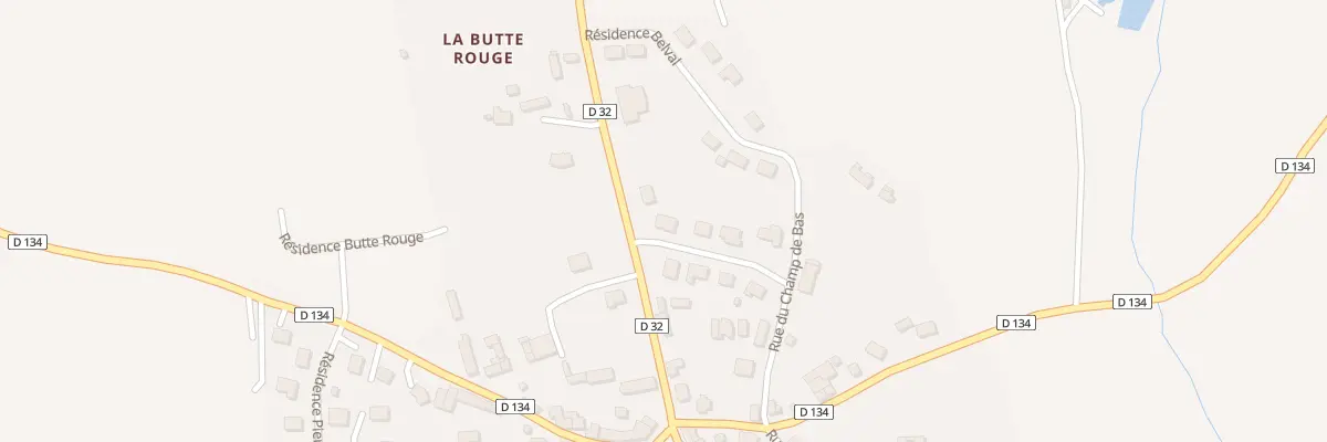 Plan du 1 Res de la Basse Porte Le Teill au Teilleul