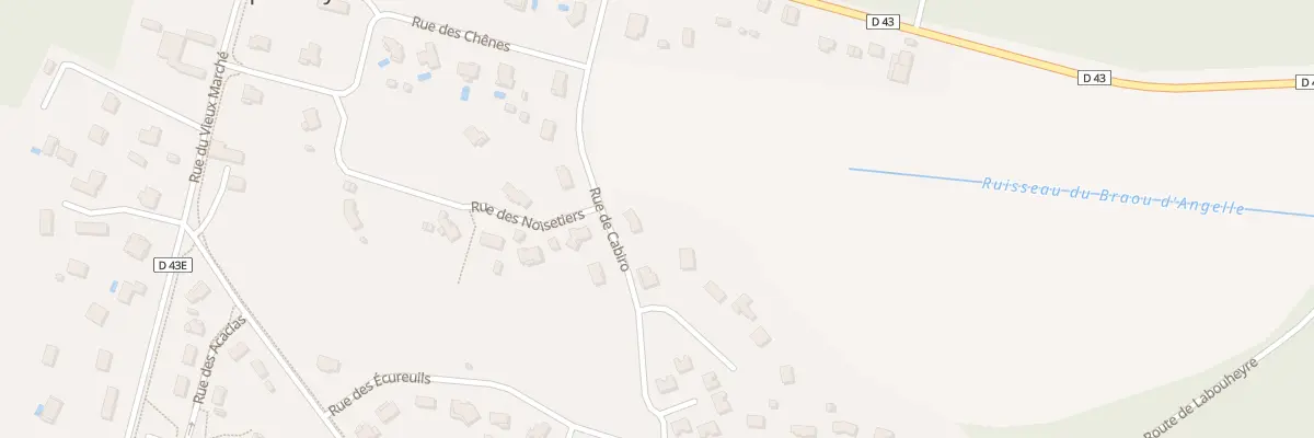 Plan du 237 Rue de Cabiro à Liposthey