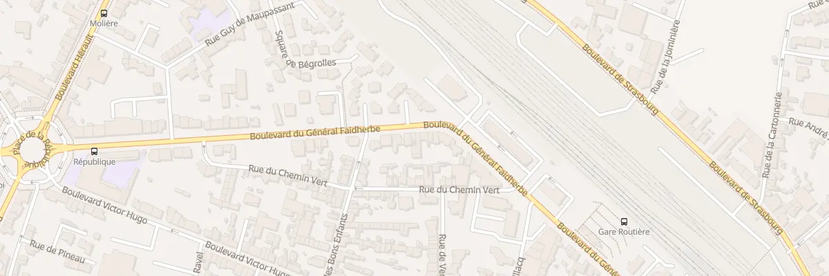 Plan du 59 Bd du Gen Faidherbe à Cholet