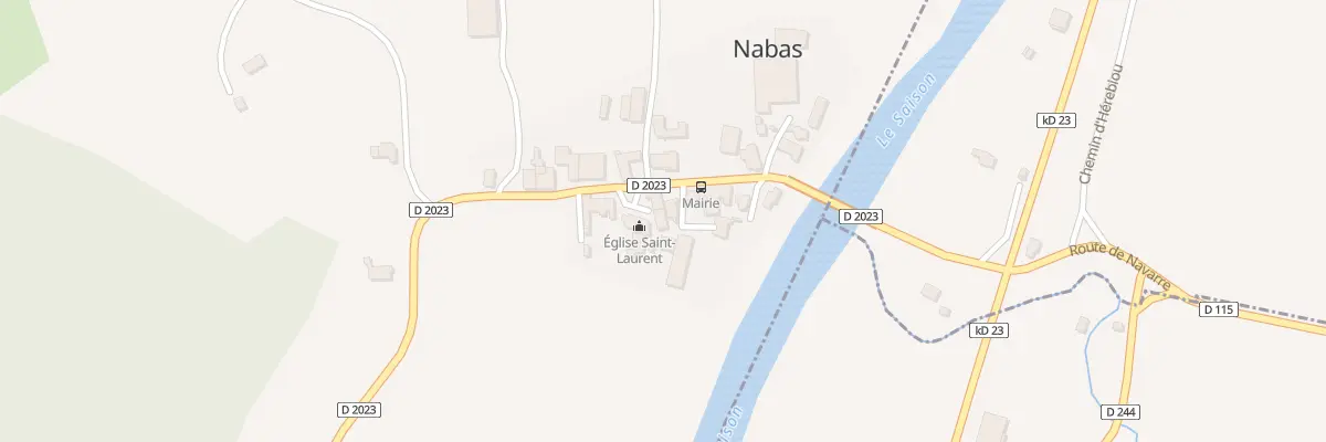 Plan du 31 Pl de l’Eglise à Nabas