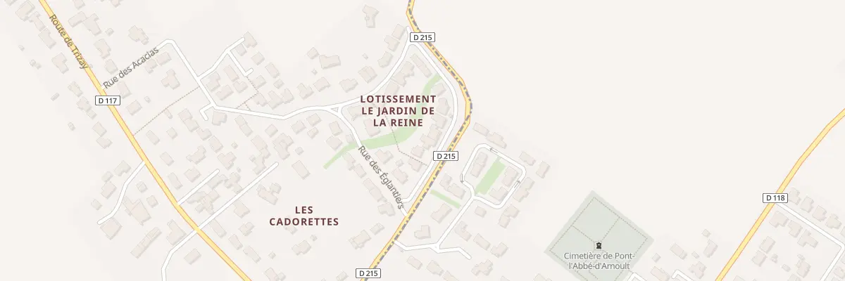 Plan du 14 Rue des Aubépines à Sainte-Radegonde
